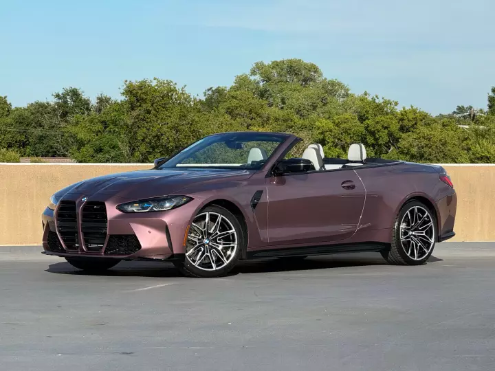 BMW M4 Convertible (G83) painted in Velvet Orchid II