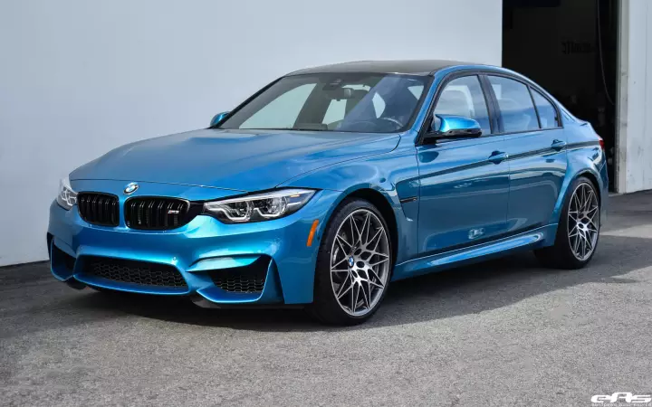 BMW M3 (F80) painted in Atlantis