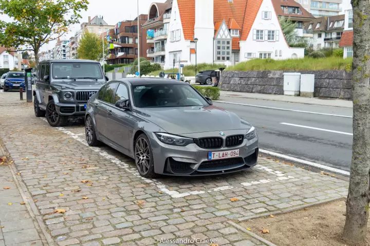BMW M3 (F80) painted in Stratus Grey