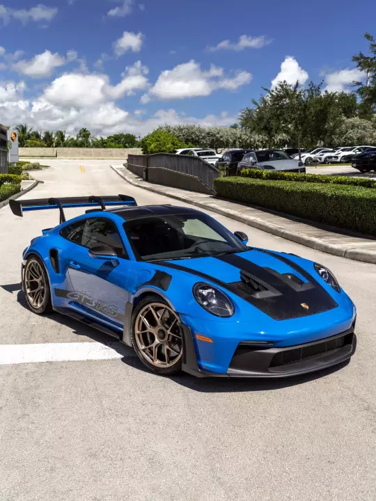 Porsche 911 GT3 RS (992.1) painted in Turqoise Blue