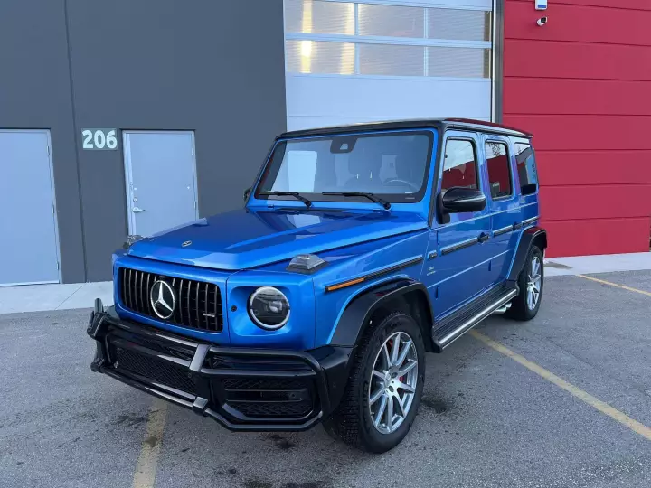 Mercedes-AMG G 63 (W463 Gen 2) painted in South Sea Blue and Obsidian Black