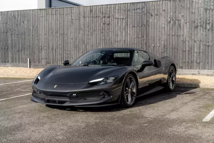 Ferrari 296 GTB painted in Grigio Silverstone