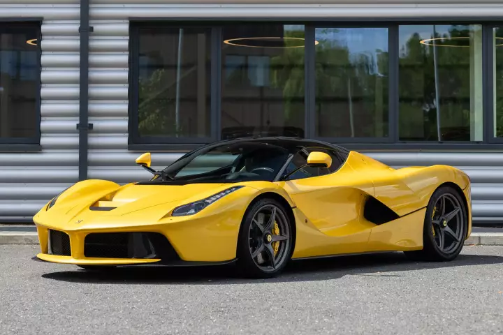 Ferrari LaFerrari painted in Giallo Triplo Strato