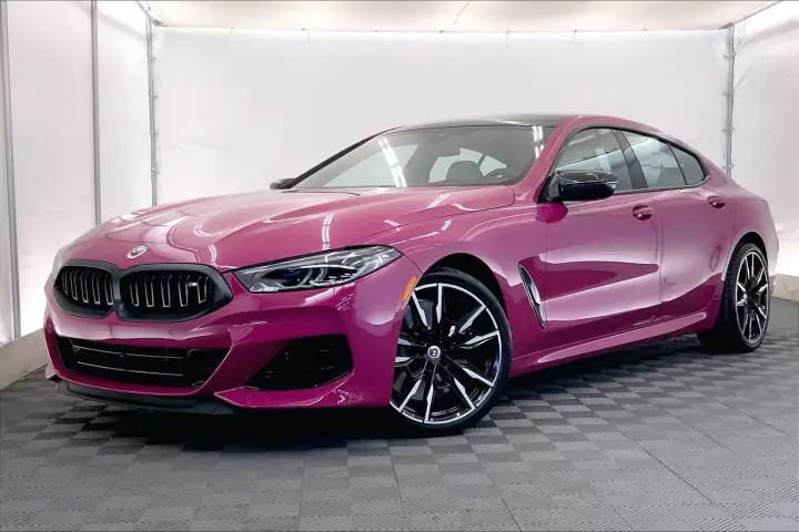 BMW 8 Series Gran Coupe (G16) painted in Ruby Star Neo