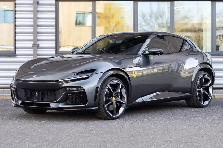 Ferrari Purosangue painted in Grigio Silverstone