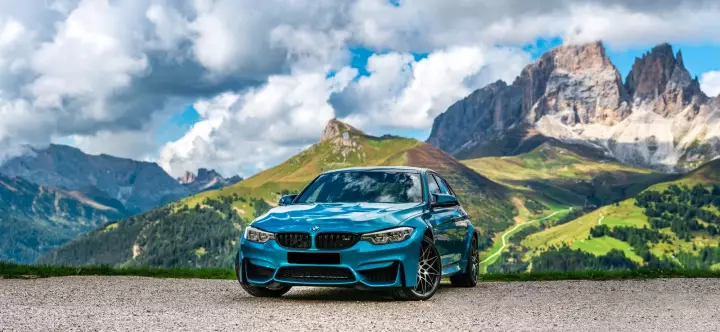BMW M3 (F80) painted in Snapper Rocks Blue