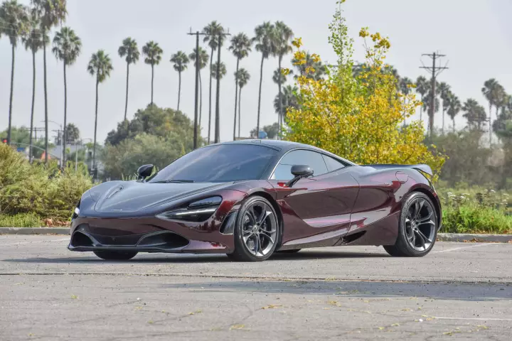 McLaren 720S painted in Nerello Red