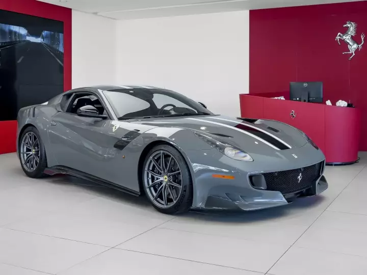 Ferrari F12 TDF painted in Grigio Medio