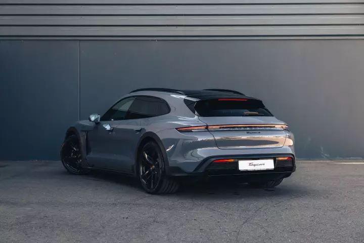 Porsche Taycan Cross Turismo painted in Slate Grey RAL 7015