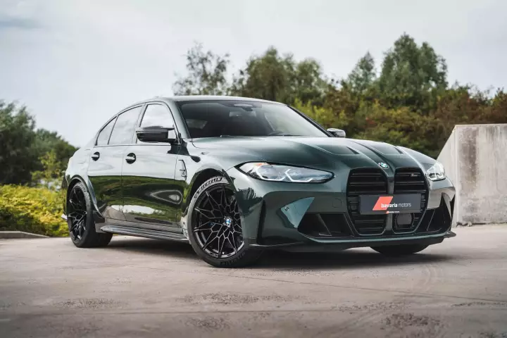 BMW M3 (G80) painted in Goodwood Green