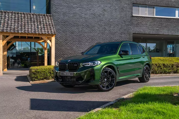 BMW X3 M (F97) painted in Verde Ermes