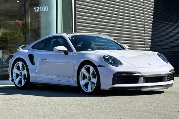 Porsche 911 Turbo 50 Years Edition (992) painted in Moon Gem