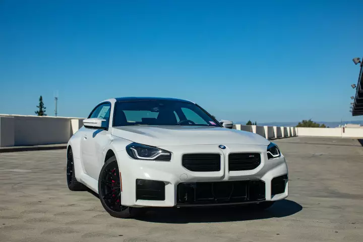 BMW M2 (G87) painted in Alpine White III