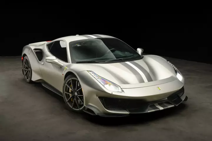 Ferrari 488 Pista painted in Alluminio Opaco