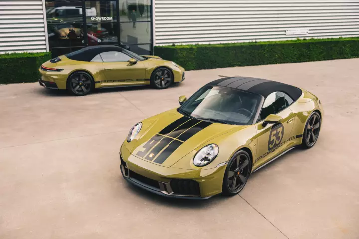 Porsche 911 Spirit 70 (992.2) painted in Olive Neo