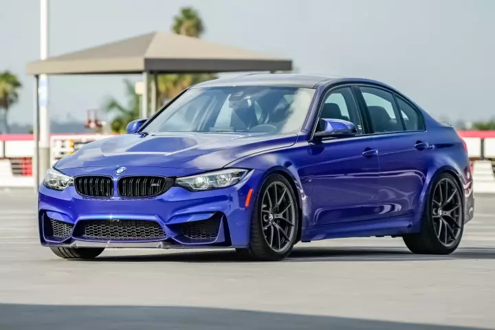 BMW M3 CS (F80) painted in San Marino Blue