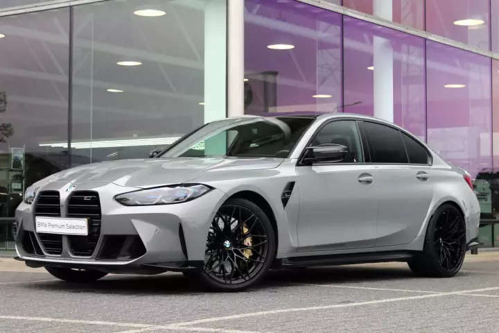 BMW M3 (G80) painted in Lime Rock Grey