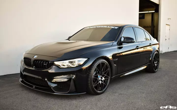 BMW M3 (F80) painted in Sapphire Black