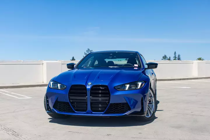 BMW M4 (G82) painted in Portimao Blue