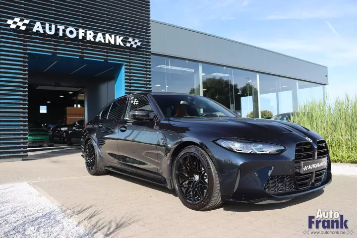 BMW M3 (G80) painted in Carbon Black