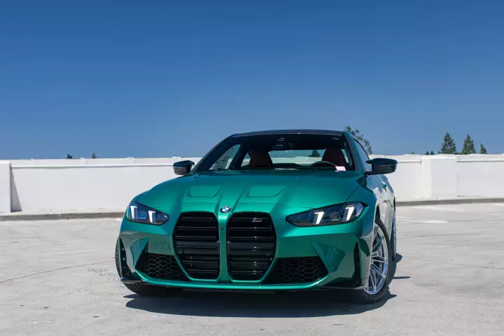 BMW M4 (G82) painted in Isle of Man Green