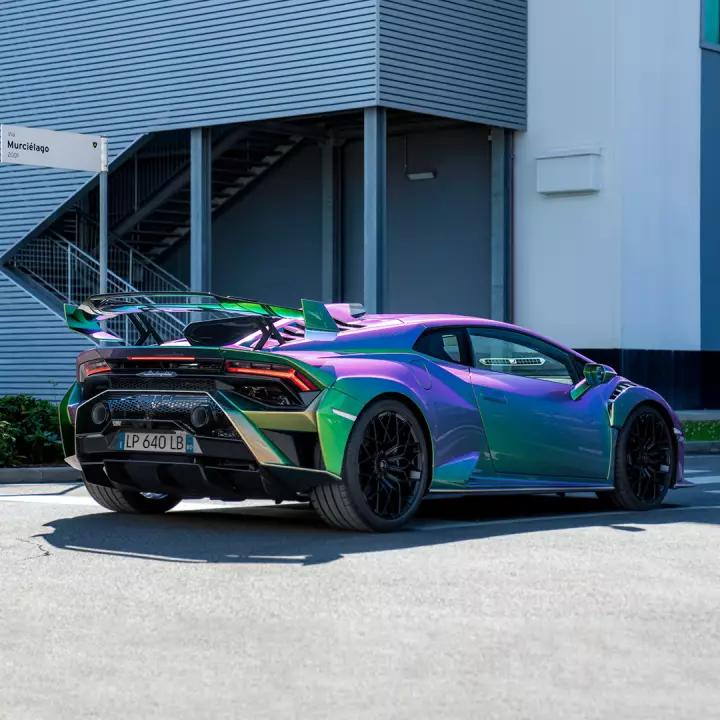 Lamborghini Huracán STO (LP640-2) painted in Verde Agave Lucido