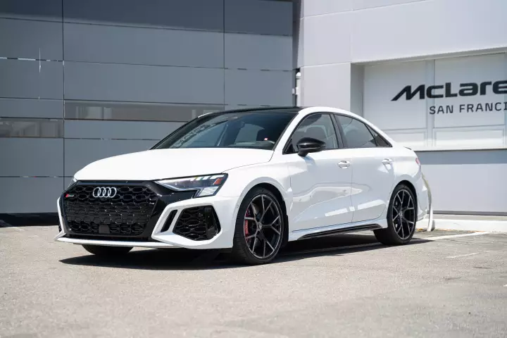 Audi RS3 Sedan (8Y) painted in Glacier White