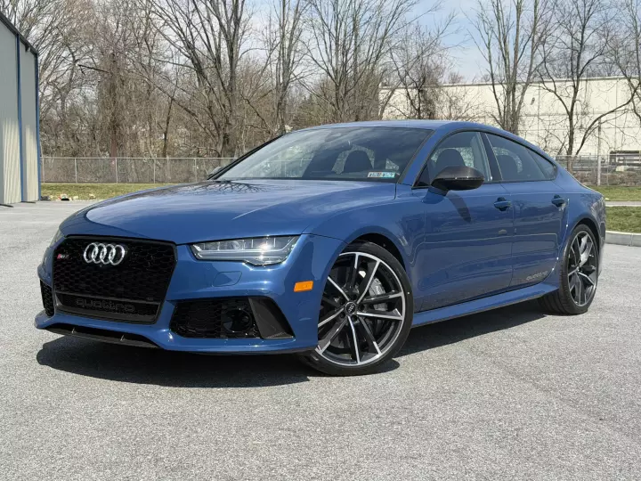 Audi RS7 Sportback (C7) painted in Ascari Blue