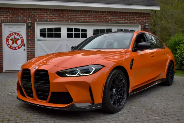 BMW M3 Edition 50 Jahre BMW M (G80) painted in Fire Orange III