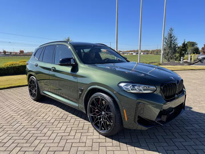 BMW X3 M (F97) painted in Malachite Green II