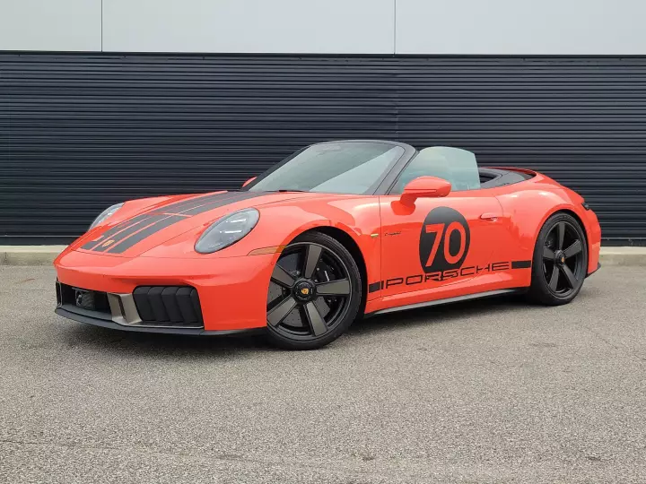 Porsche 911 Spirit 70 (992.2) painted in Lava Orange