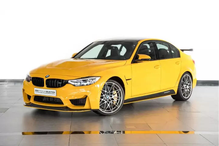 BMW M3 (F80) painted in Mandarin II