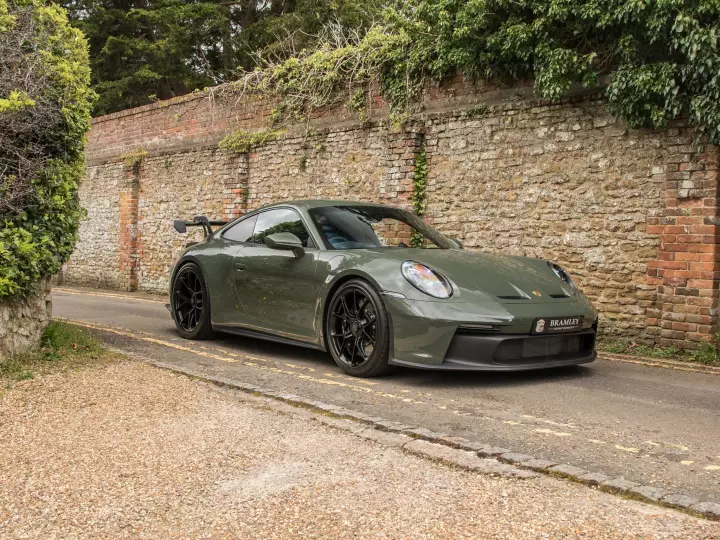 Porsche 911 GT3 (992.1) painted in Black Olive