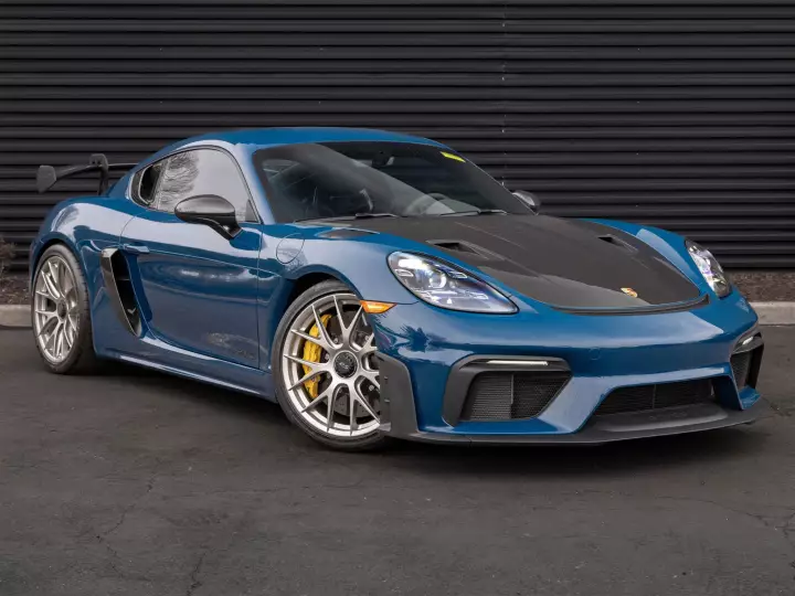 Porsche 718 Cayman GT4 RS (982) painted in Azure Blue 356