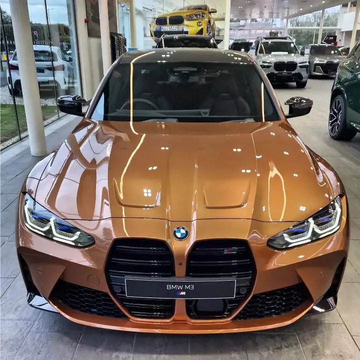 BMW M3 (G80) painted in Liquid Copper