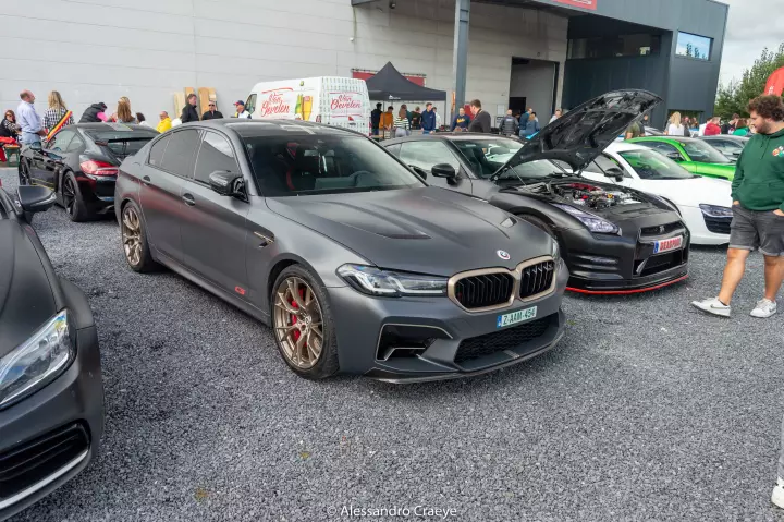 BMW M5 CS (F90) painted in Frozen Brands Hatch Grey