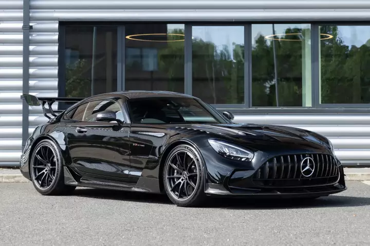 Mercedes-AMG GT Black Series painted in Obsidian Black