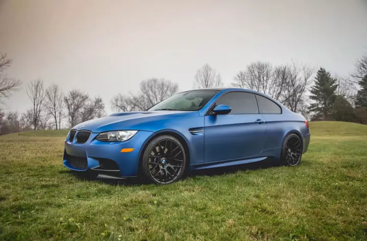 BMW M3 Frozen Edition (E92) painted in Frozen Blue