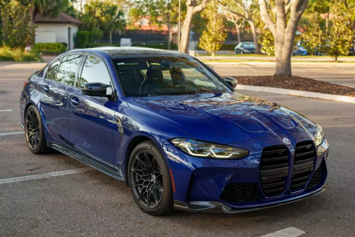 BMW M3 Edition 50 Jahre BMW M (G80) painted in Interlagos Blue