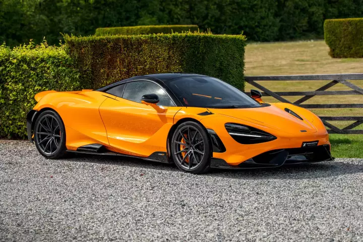 McLaren 765LT painted in McLaren Orange