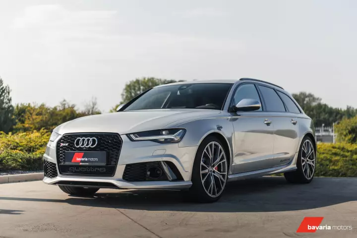 Audi RS6 Avant (C7) painted in Prisma Silver