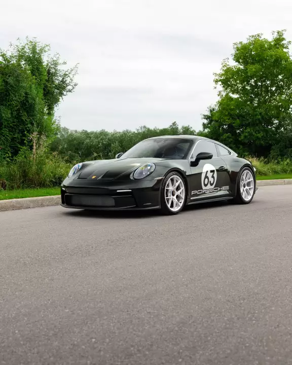 Porsche 911 S/T (992) painted in Dark Olive Metallic