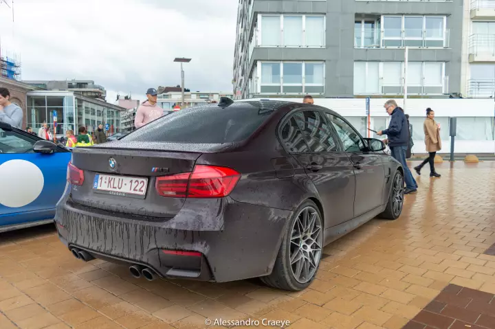 BMW M3 (F80) painted in Royal Burgundy Red