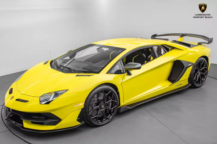 Lamborghini Aventador SVJ (LP770-4) painted in Giallo Tenerife