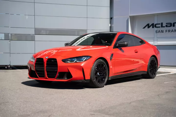 BMW M4 (G82) painted in Toronto Red