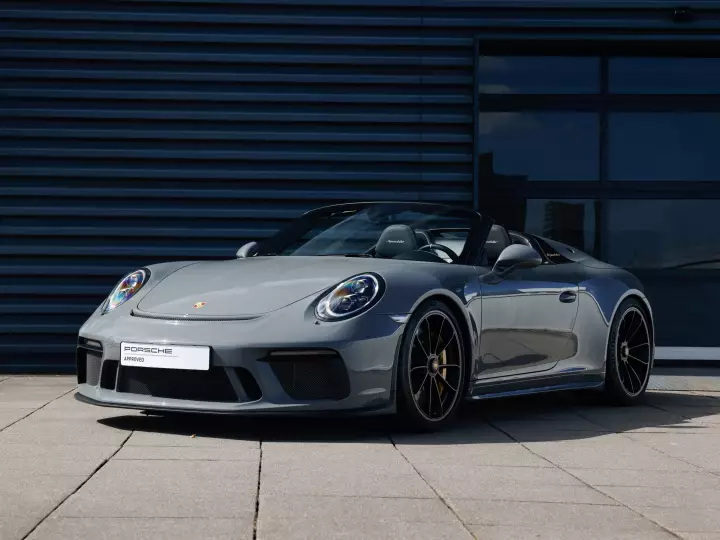 Porsche 911 Speedster (991) painted in China Grey