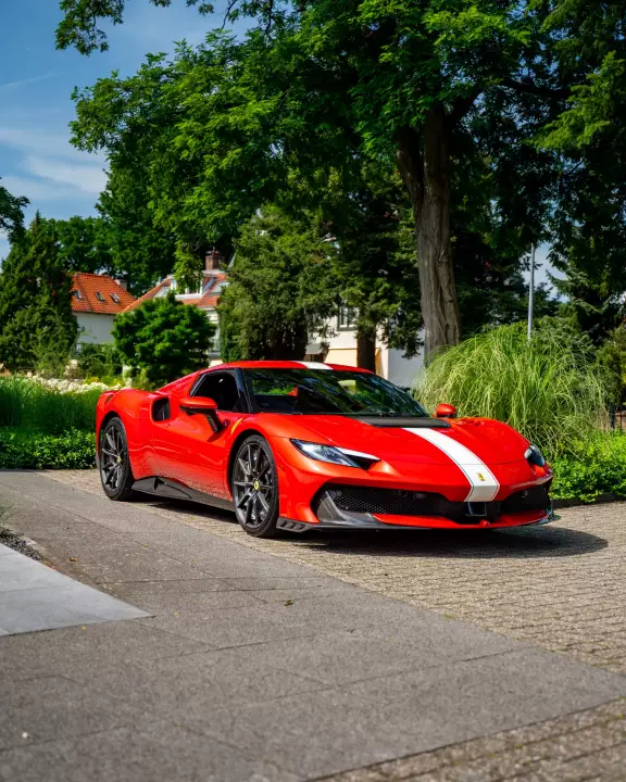 Ferrari 296 Speciale painted in Rosso Formula 1 2007