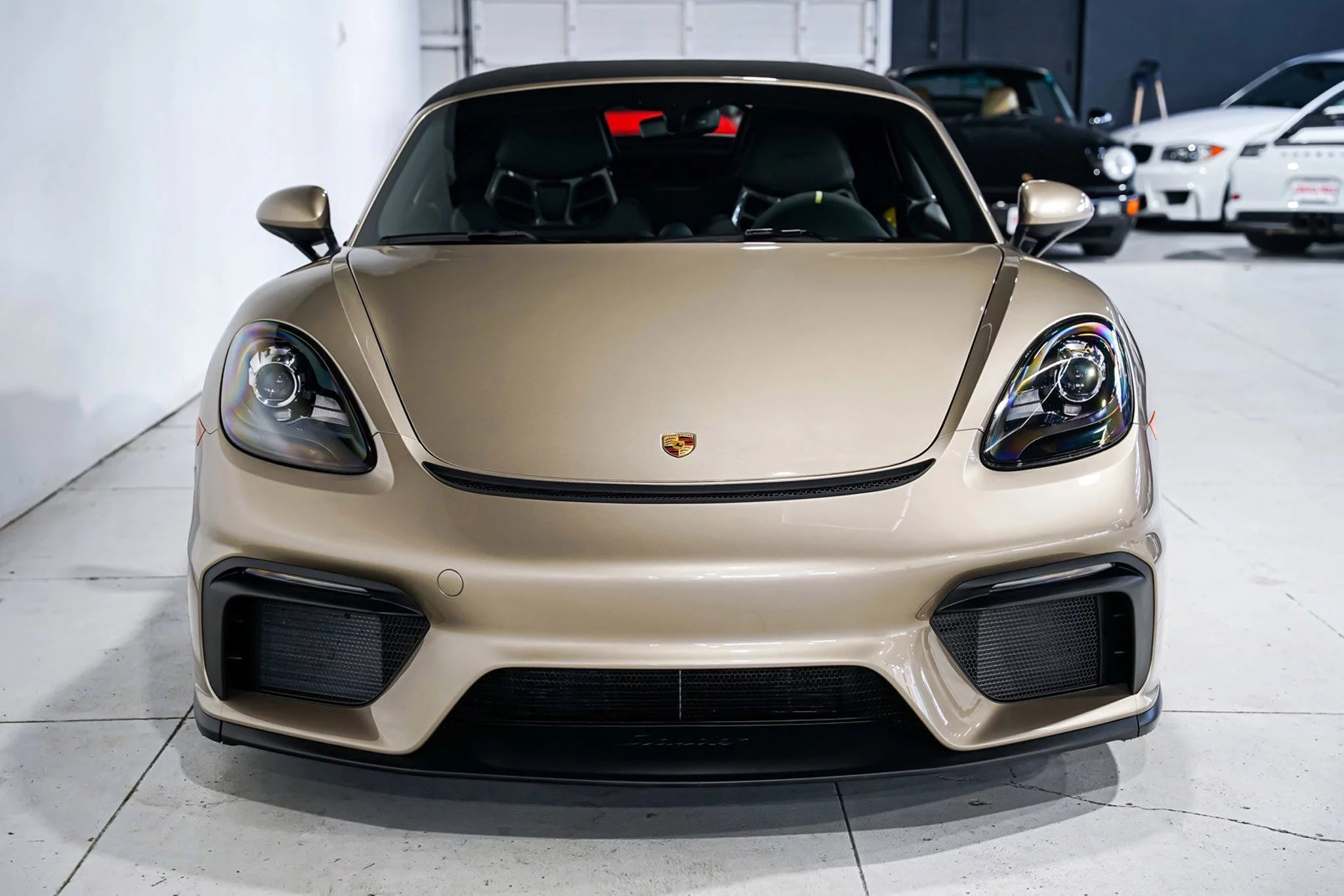 Gold Bronze Metallic Porsche 718