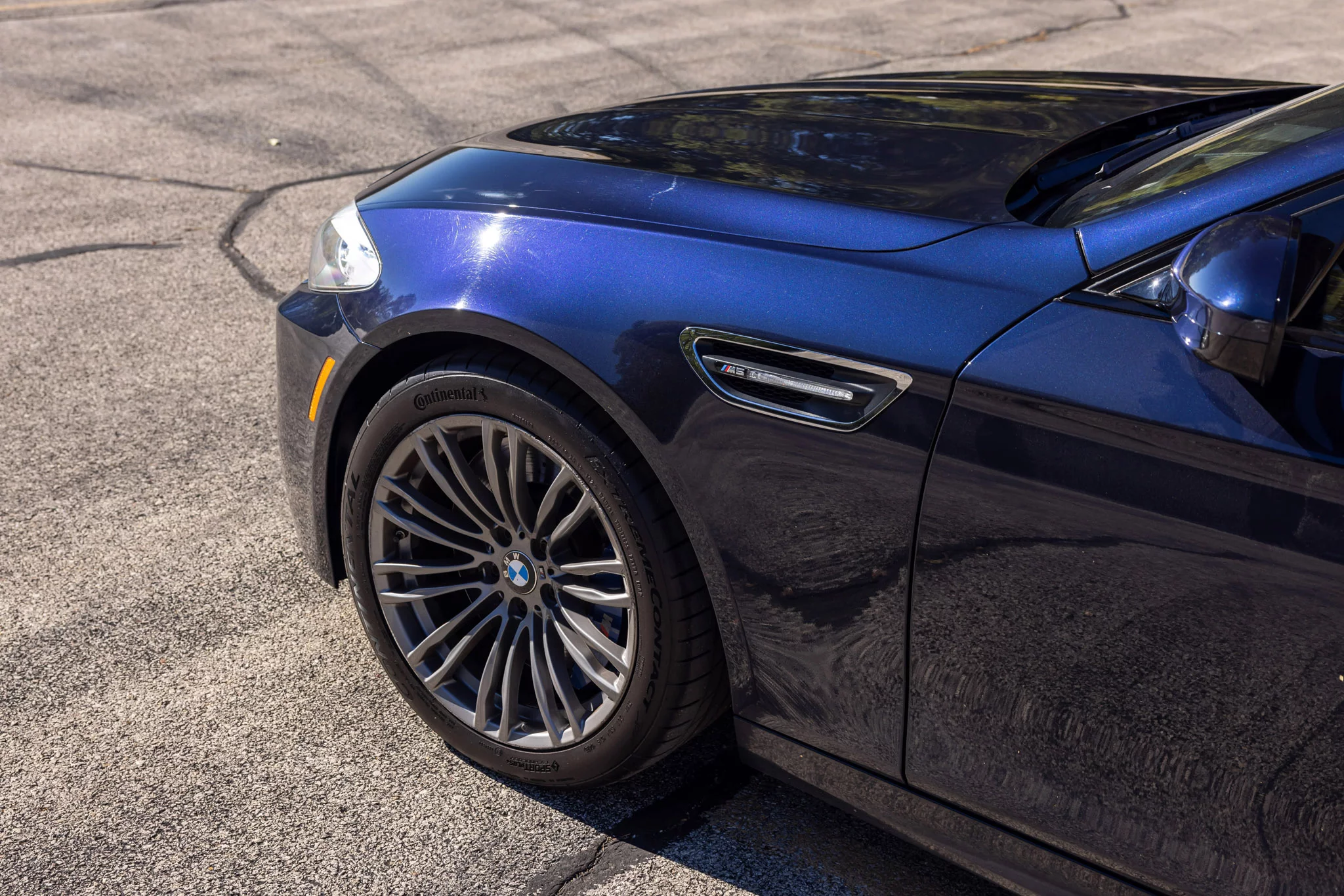 Imperial Blue BMW M5