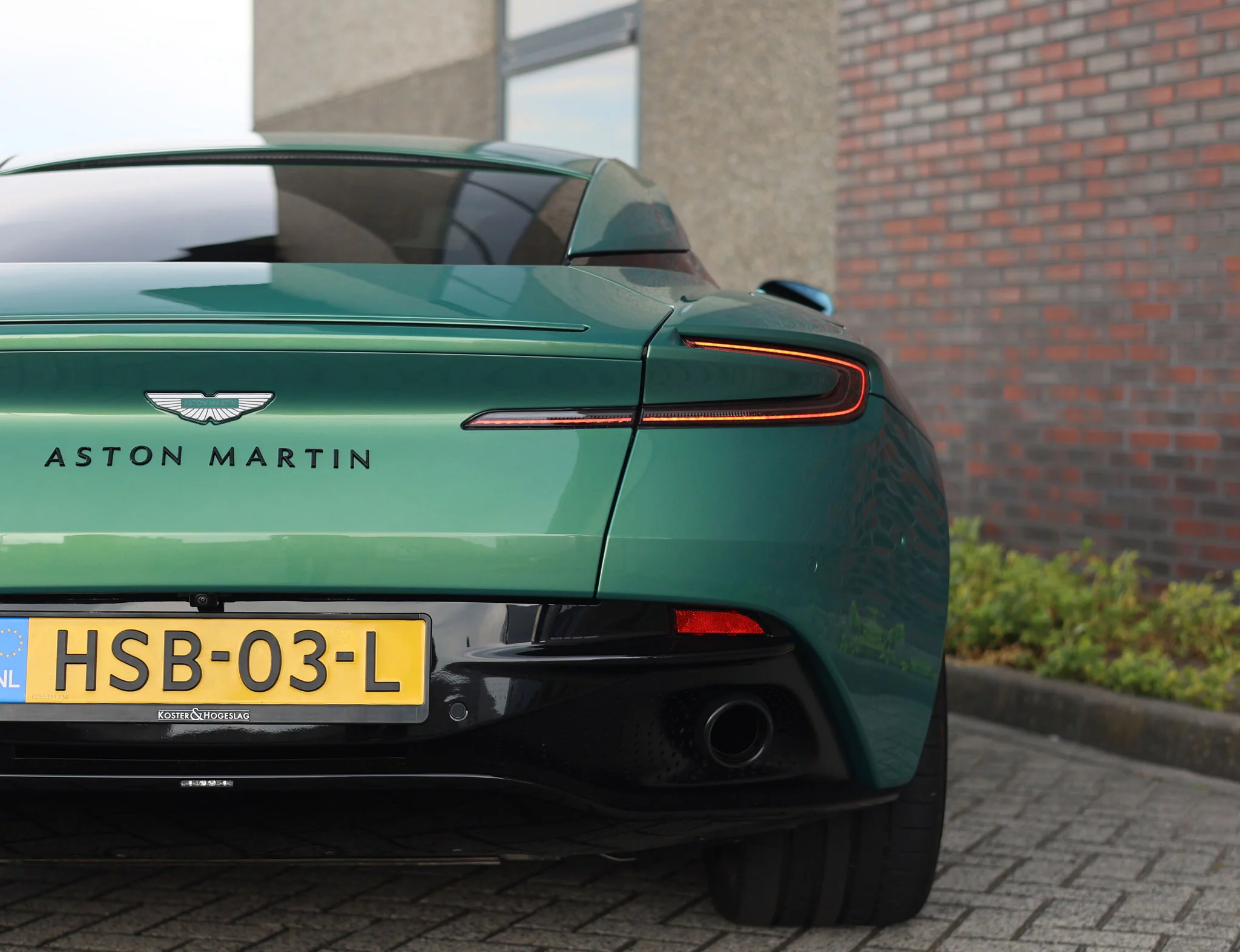 Iridescent Emerald Aston Martin DB12